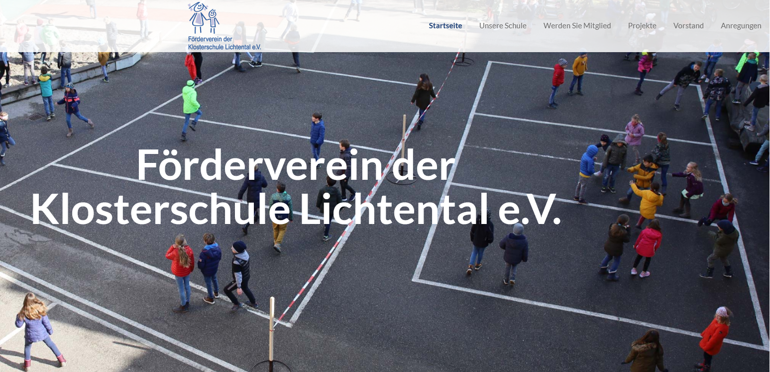 Neue Homepage des Fördervereins