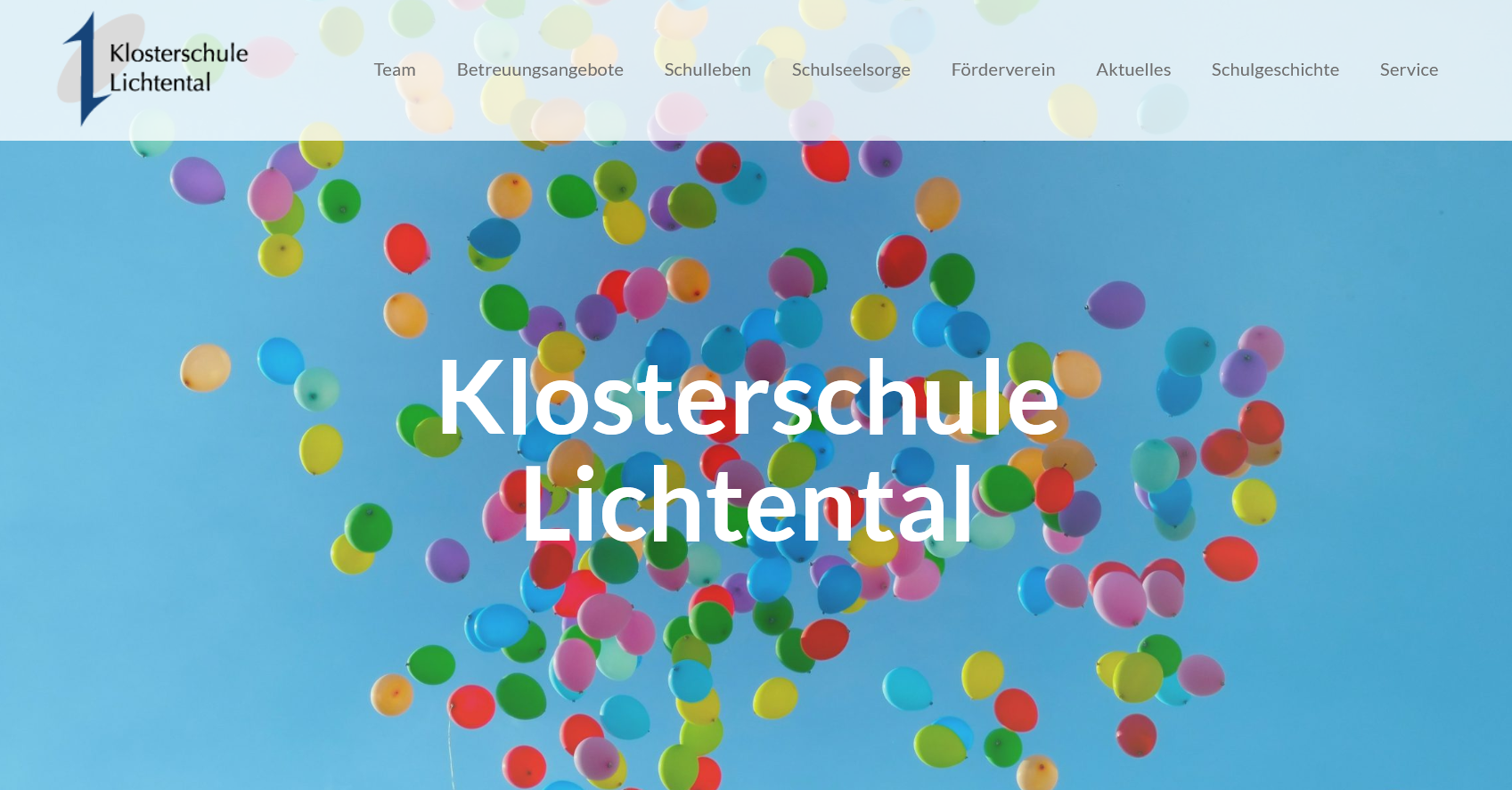 Neue Schulhomepage